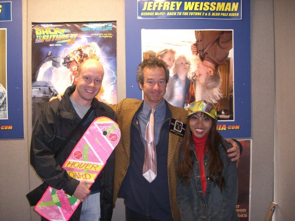 Jeffrey with fans in the UK at Collectormania